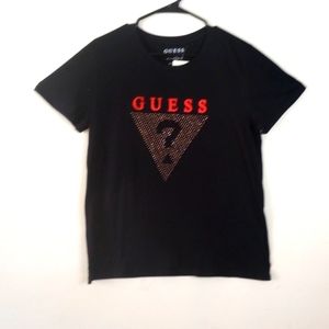 GUESS, black TShirts,size: large , long sleeve